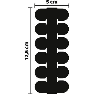 Fotec - Kiwa - Schwarz - 12.5x5 cm - Kinderwagenfilm-Set Fotec - Kiwa - Schwarz - 12.5x5 cm - Kinderwagenfilm-Set