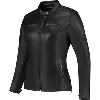 Giacca in pelle da moto donna Rusty Stitches V2 - Nera Giacca in pelle da moto donna Rusty Stitches V2 - Nera