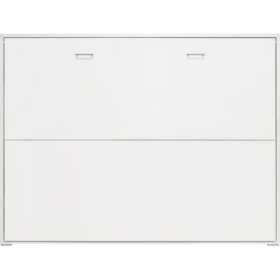 Venprodin Lit Escamotable Horizontal Blanc - Espace Optimisé - Publicité Venprodin Lit Escamotable Horizontal Blanc - Espace Optimisé - Publicité