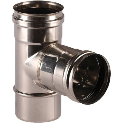 Conector en T KASART - Acero inoxidable 8cm Conector en T KASART - Acero inoxidable 8cm