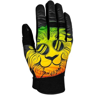 Gants Moto Clyde V2 Rasta Rusty Stitches Gants Moto Clyde V2 Rasta Rusty Stitches
