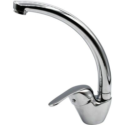 Webmarketpoint Urano Grifo de Cromo con Caño Alto Giratorio Webmarketpoint Urano Grifo de Cromo con Caño Alto Giratorio