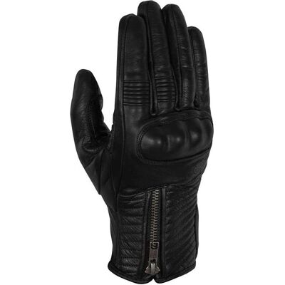 Guanti Moto Rusty Stitches Zack - Nero - M (9) - Unisex Guanti Moto Rusty Stitches Zack - Nero - M (9) - Unisex