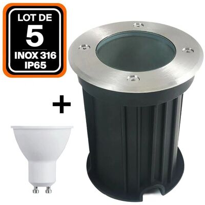 EUROPALAMP 5W GU10 Faretto da incasso per esterni - Faretto da pavimento EUROPALAMP 5W GU10 Faretto da incasso per esterni - Faretto da pavimento