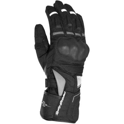 Rusty Stitches Ryder Guanti da moto impermeabili - Nero Grigio - L Rusty Stitches Ryder Guanti da moto impermeabili - Nero Grigio - L