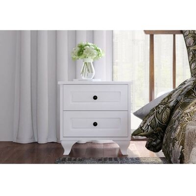 Azura Home Design Modelo - Mesita de noche clásica - Mesita de noche Azura Home Design Modelo - Mesita de noche clásica - Mesita de noche