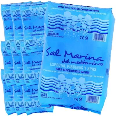 Sel pour piscine EUROPALAMP - 10 sacs, dissolution rapide - 25kg - Publicité Sel pour piscine EUROPALAMP - 10 sacs, dissolution rapide - 25kg - Publicité