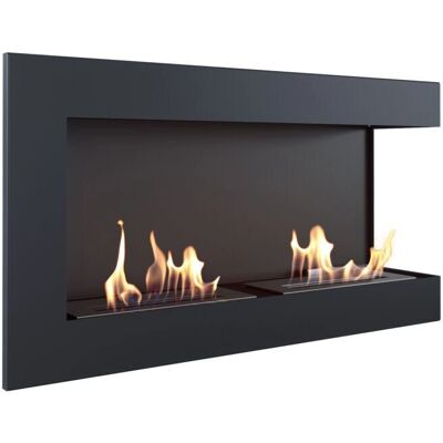 Azura Home Design - Chimenea de bioetanol delta esquina derecha 90 cm - Fireplace Azura Home Design - Chimenea de bioetanol delta esquina derecha 90 cm - Fireplace