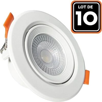 EUROPALAMP Spots LED Encastrables - Blanc Froid 6500K - Intérieur - Publicité EUROPALAMP Spots LED Encastrables - Blanc Froid 6500K - Intérieur - Publicité