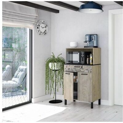 Mueble de Cocina Abitare Renon - 72x40x126cm - Melamina Mueble de Cocina Abitare Renon - 72x40x126cm - Melamina
