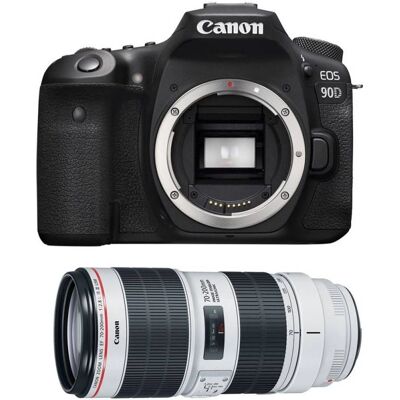 Kit Cámara Canon EOS 90D + EF 70-200mm f/2.8L IS III USM Kit Cámara Canon EOS 90D + EF 70-200mm f/2.8L IS III USM