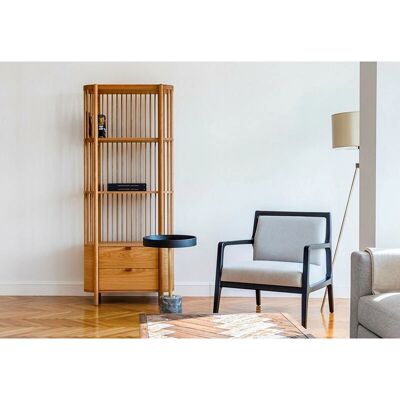 AZURA HOME DESIGN Estantería de Roble Natural - Mueble AZURA HOME DESIGN Estantería de Roble Natural - Mueble