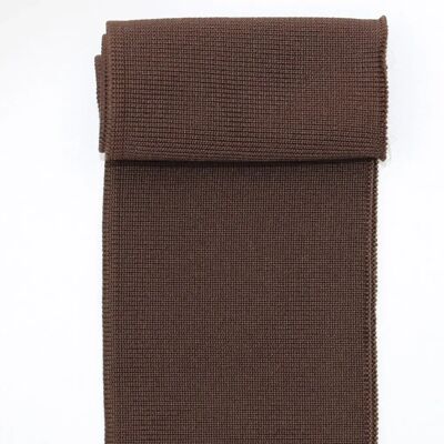 Mondial Tissus - Strong Bord-côte 8x120 - Marron - Fabric trim - Publicité Mondial Tissus - Strong Bord-côte 8x120 - Marron - Fabric trim - Publicité