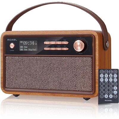 Roxel - Retro Radio - DAB+ - FM - Portable Radio Roxel - Retro Radio - DAB+ - FM - Portable Radio