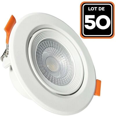 EUROPALAMP 50 Focos LED Empotrables - CRI 92, 5W, Blanco Neutro EUROPALAMP 50 Focos LED Empotrables - CRI 92, 5W, Blanco Neutro