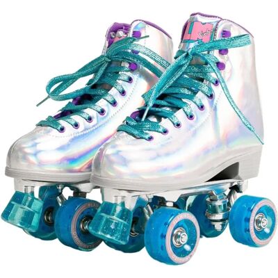 Flamingueo - Patines holográficos 4 ruedas Modelo 41 Flamingueo - Patines holográficos 4 ruedas Modelo 41