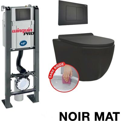 Wirquin Komplett Wand-WC Ohne Rand - Modernes Keramikdesign Wirquin Komplett Wand-WC Ohne Rand - Modernes Keramikdesign
