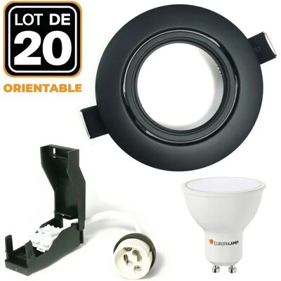 EUROPALAMP 20 Empotrables GU10 LED Negros - Tipo de Producto EUROPALAMP 20 Empotrables GU10 LED Negros - Tipo de Producto