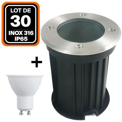 EUROPALAMP 30 Focos empotrables resistentes al agua - GU10 5W 4500K EUROPALAMP 30 Focos empotrables resistentes al agua - GU10 5W 4500K