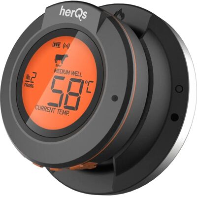 HerQs Dome Thermometer - Digitaalgrill & Keittiölämpötila - Bluetooth HerQs Dome Thermometer - Digitaalgrill & Keittiölämpötila - Bluetooth