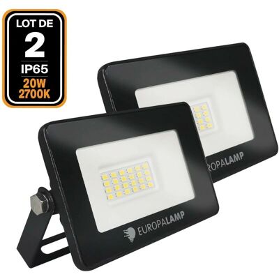 EUROPALAMP Proiettore 20W Esterno - Bianco caldo, Alta luminosità, IP65 EUROPALAMP Proiettore 20W Esterno - Bianco caldo, Alta luminosità, IP65