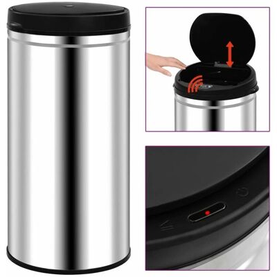 Papelera de acero inoxidable con sensor Prolenta Premium - 70L Papelera de acero inoxidable con sensor Prolenta Premium - 70L