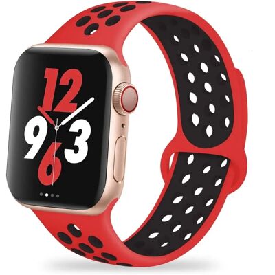 ShieldCase - Apple Watch Band - Zwart - Silicone - Band ShieldCase - Apple Watch Band - Zwart - Silicone - Band