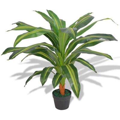 Prolenta Premium - Drácena 90 cm - Verde y amarillo - Planta artificial Prolenta Premium - Drácena 90 cm - Verde y amarillo - Planta artificial