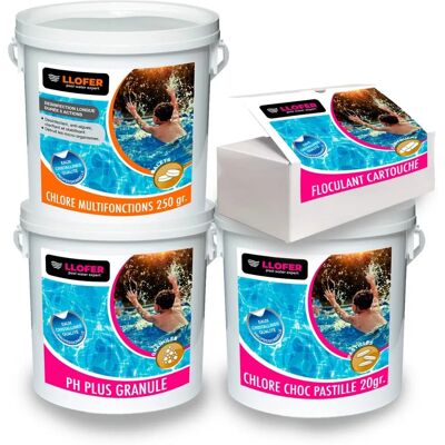Kit de Tratamiento de Agua Europalamp - Inicio de Piscina Kit de Tratamiento de Agua Europalamp - Inicio de Piscina