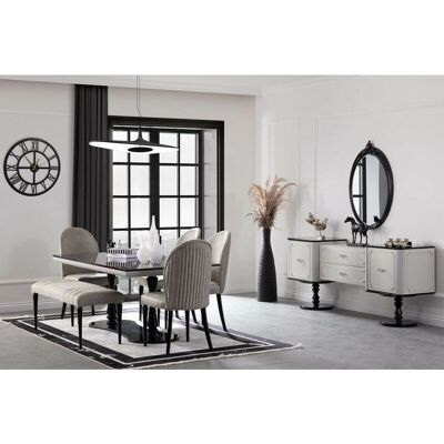 Azura Home Design - Conjunto de comedor moderno - 3 piezas Azura Home Design - Conjunto de comedor moderno - 3 piezas