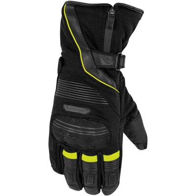 Rusty Stitches Cole Gants de moto imperméables - Noir Jaune - 4XL - Unisex - Publicité Rusty Stitches Cole Gants de moto imperméables - Noir Jaune - 4XL - Unisex - Publicité