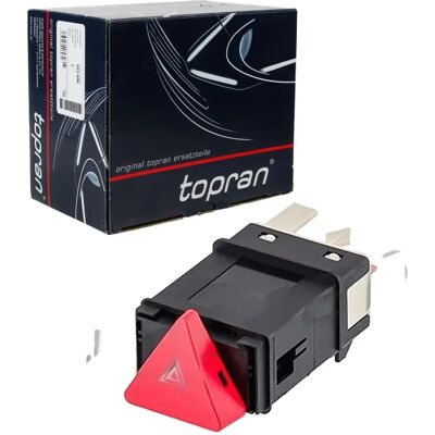 Topran 114 743 001 - red - 12V - triangular Hazard switch Topran 114 743 001 - red - 12V - triangular Hazard switch