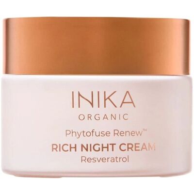 INIKA Organic Phytofuse Renew Rijke Nachtcrème - Nachtcrème INIKA Organic Phytofuse Renew Rijke Nachtcrème - Nachtcrème