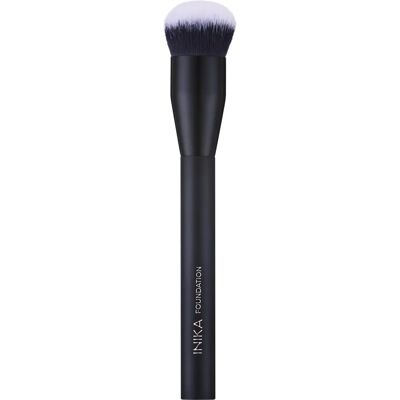 INIKA Organic Foundation Brush - Foundationpensel, vegansk, fina borsthuvuden INIKA Organic Foundation Brush - Foundationpensel, vegansk, fina borsthuvuden
