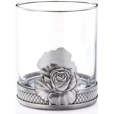 Royal Selangor - Rose Glass Tumbler - Glassware Royal Selangor - Rose Glass Tumbler - Glassware
