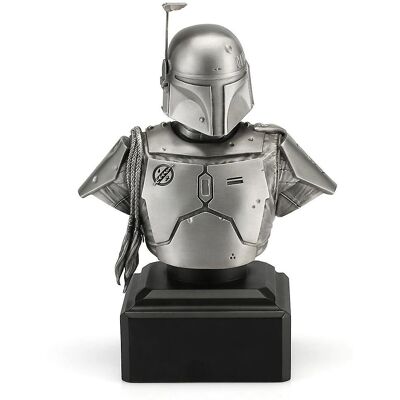 Royal Selangor Boba Fett Pewter Bust - Star Wars Collectible Royal Selangor Boba Fett Pewter Bust - Star Wars Collectible