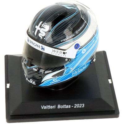 Casque Alfa Romeo à l’échelle 1:5 de Valtteri Bottas - Modèle Diecast - Publicité Casque Alfa Romeo à l’échelle 1:5 de Valtteri Bottas - Modèle Diecast - Publicité
