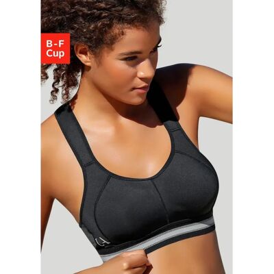 LASCANA ACTIVE Sport-BH - Hochbelastbar Schwarz Microtouch LASCANA ACTIVE Sport-BH - Hochbelastbar Schwarz Microtouch
