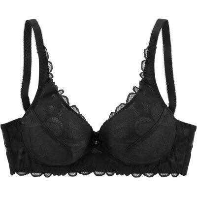 LASCANA Mably Schwarzer Drahtloser Bralette LASCANA Mably Schwarzer Drahtloser Bralette