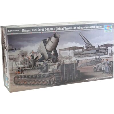 Trumpeter Morser Karl Gerat 040/041 - Modelbouwpakket militair - 1:35 Trumpeter Morser Karl Gerat 040/041 - Modelbouwpakket militair - 1:35