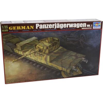 Trumpeter Panzerjagerwagen 1:35 Katonai modellkészlet Trumpeter Panzerjagerwagen 1:35 Katonai modellkészlet