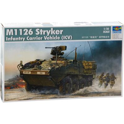Trumpeter M1126 Stryker - Model militarnej 1:35 - Lekki pojazd opancerzony Trumpeter M1126 Stryker - Model militarnej 1:35 - Lekki pojazd opancerzony