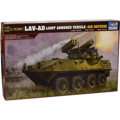 Trumpeter USMC LAV-AD Air Defence Version Model Kit - 1:35 Scale Trumpeter USMC LAV-AD Air Defence Version Model Kit - 1:35 Scale