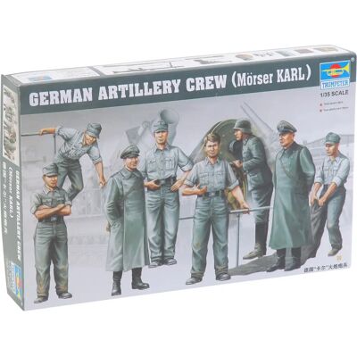 Trumpeter Morser Karl Crew - Modele figur - Skala 1:35 Trumpeter Morser Karl Crew - Modele figur - Skala 1:35