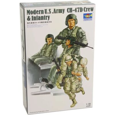 Trumpeter US Army Helicopter Crew 2003 - Modellfiguren - 1:35 Trumpeter US Army Helicopter Crew 2003 - Modellfiguren - 1:35