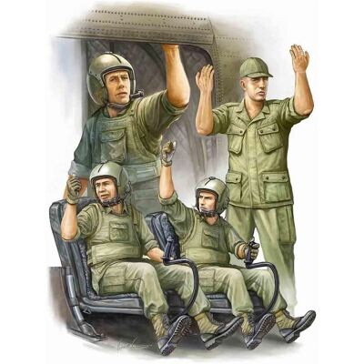 Trumpeter US Army Boeing CH-47D Chinook Crew 1:35 - Figurini militari Trumpeter US Army Boeing CH-47D Chinook Crew 1:35 - Figurini militari