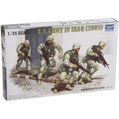Trumpeter 1:35 US Army in Iraq 2005 - 4 Figures + Vinyl Vests Trumpeter 1:35 US Army in Iraq 2005 - 4 Figures + Vinyl Vests