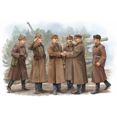 Trumpeter Sowjetische Artillerie Kommandanten Inspektion Modellfiguren - 1:35 Trumpeter Sowjetische Artillerie Kommandanten Inspektion Modellfiguren - 1:35
