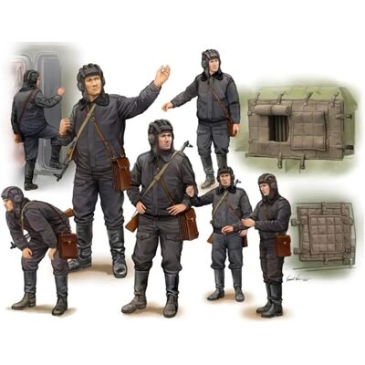 Trumpeter Sovjet Soldaat - Scud B Crew 1:35 Modelfiguur Trumpeter Sovjet Soldaat - Scud B Crew 1:35 Modelfiguur