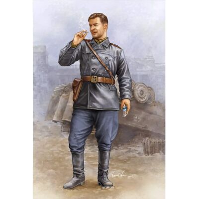 Trumpeter WWII Szovjet Tankszemélyzet 1:16 - Modellfigurák Trumpeter WWII Szovjet Tankszemélyzet 1:16 - Modellfigurák